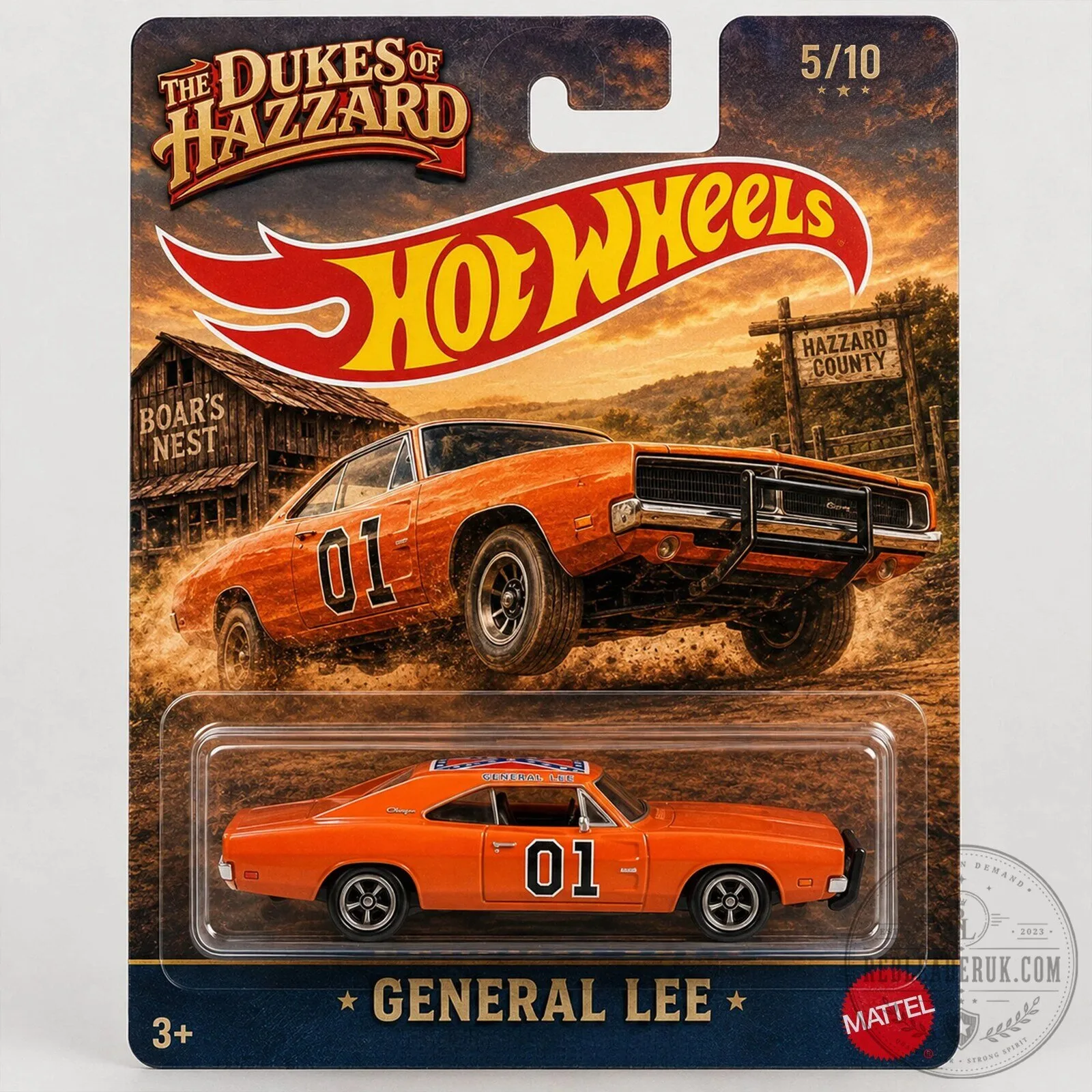 The Dukes of Hazzard General Lee Hot Wheels Collectible Diecast Car Toy
