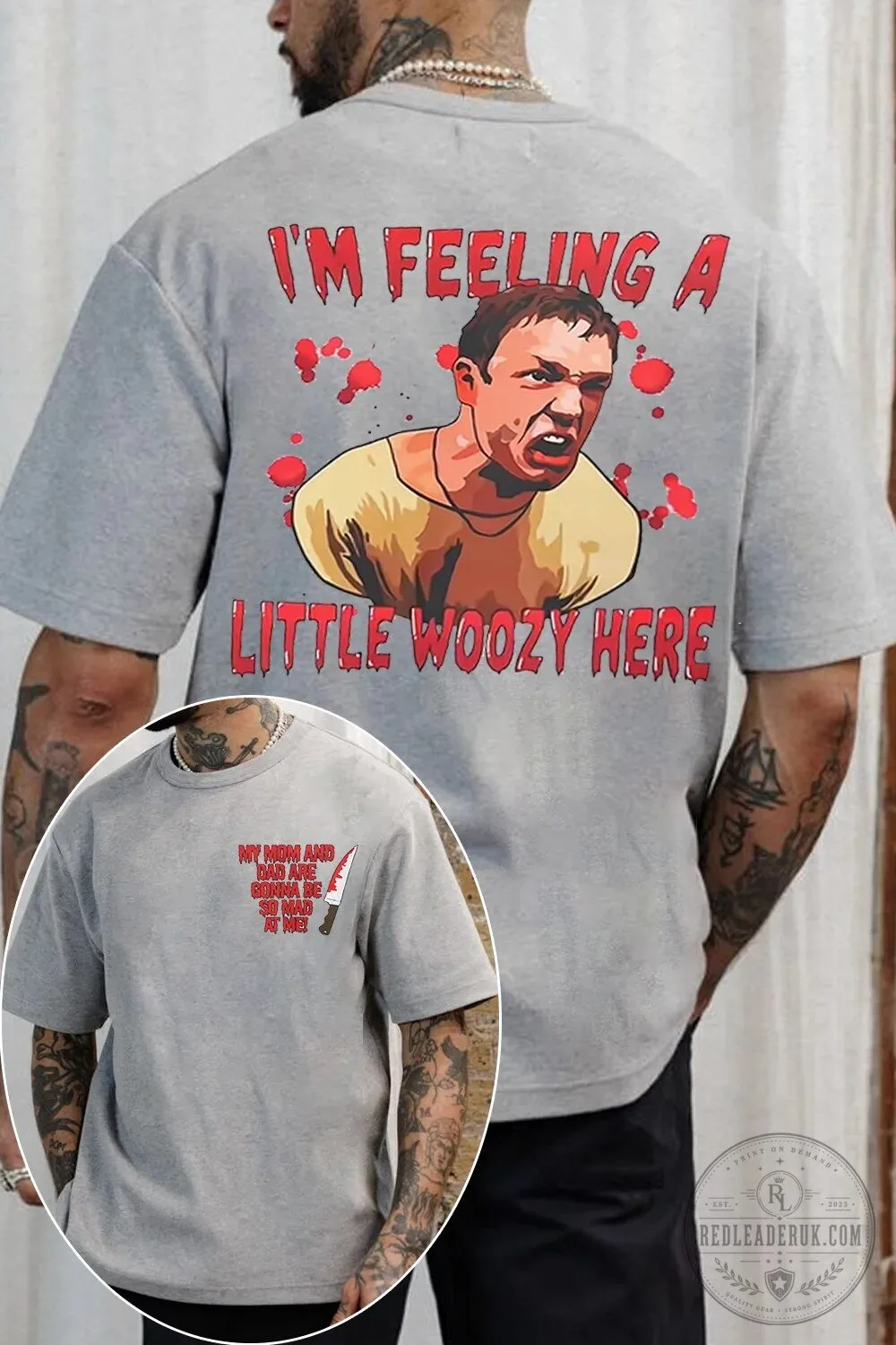 Funny Halloween Shirt I'm Feeling a Little Woozy Here Horror Movie T-Shirt