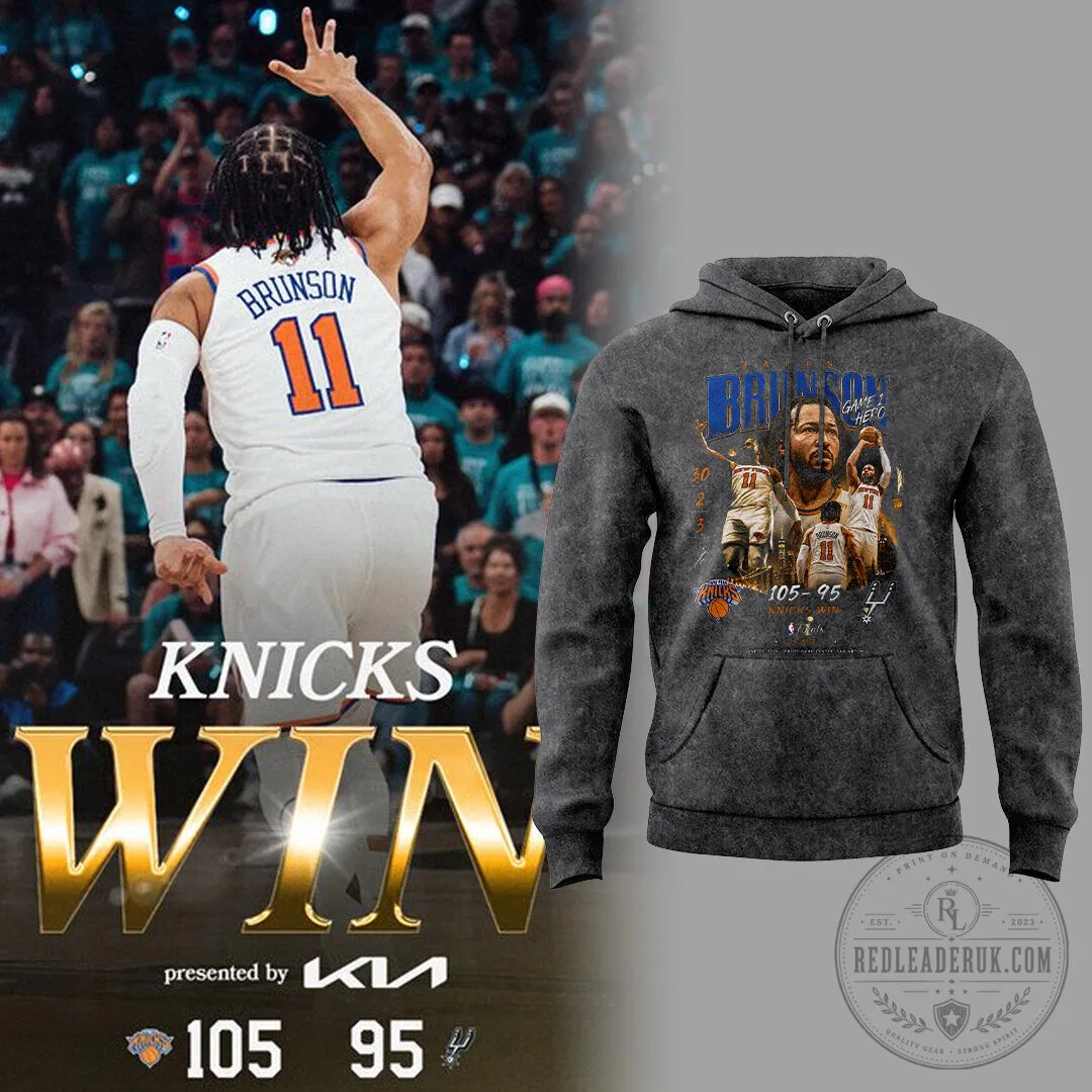 Jalen Brunson New York Knicks NBA Finals Game 1 Commemorative Hoodie