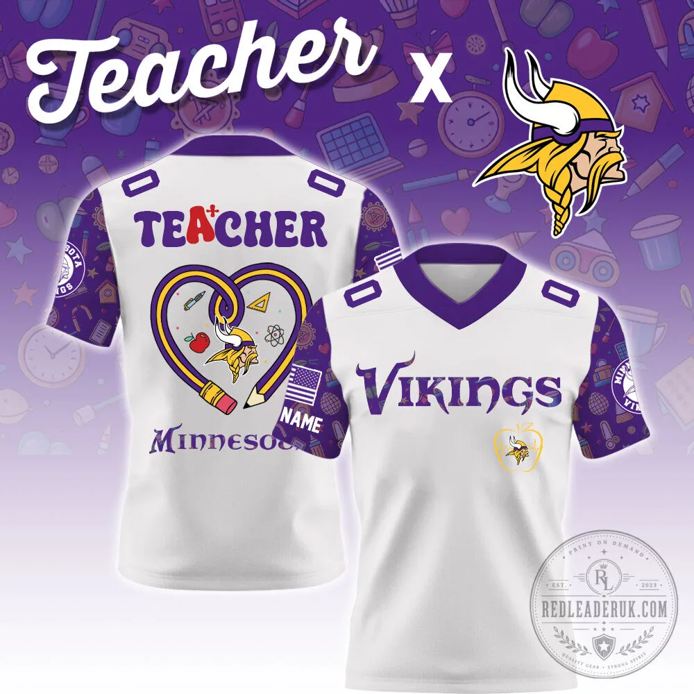 Minnesota Vikings Football Teacher Appreciation Jersey