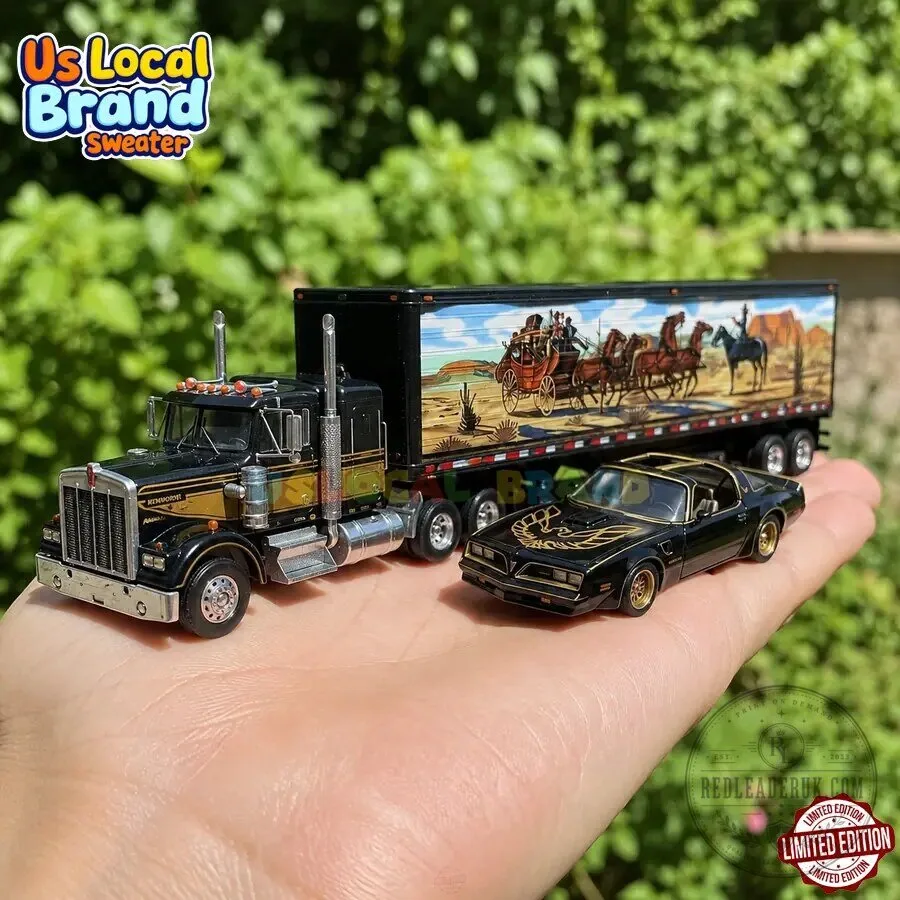 Smokey and the Bandit Trans Am Truck and Trailer Diecast Set