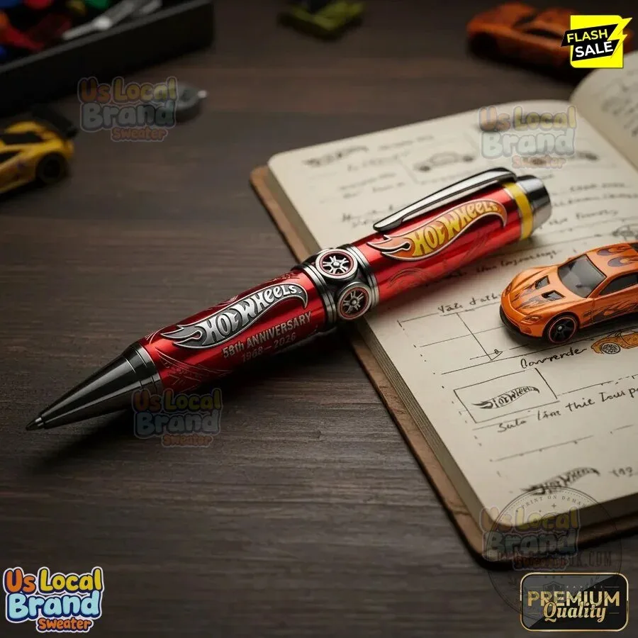 Hot Wheels 58th Anniversary 1968-2026 Rollerball Pen