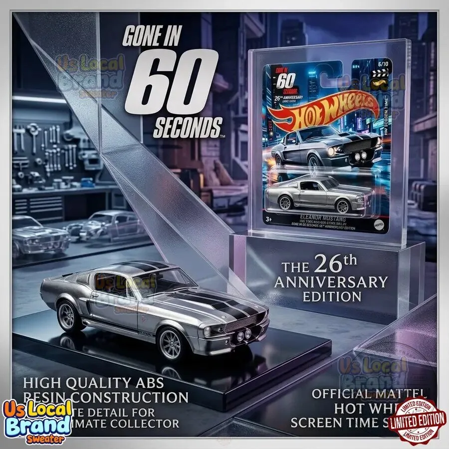 Hot Wheels Gone In 60 Seconds Eleanor Mustang 26th Anniversary Diecast Car