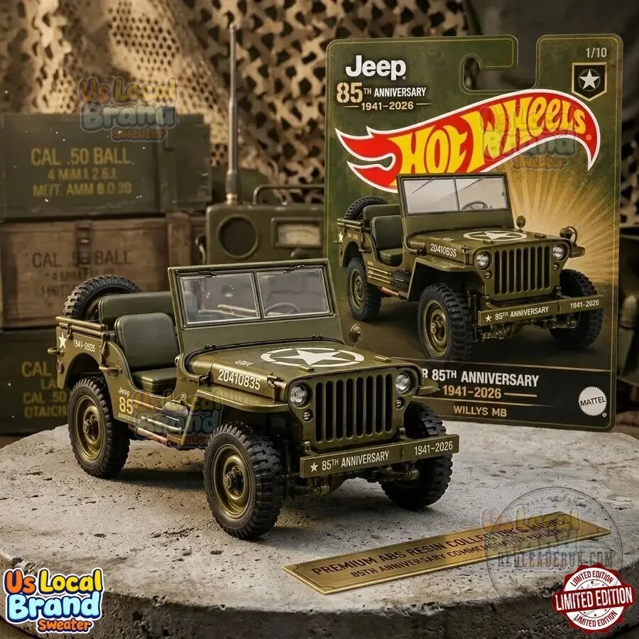Hot Wheels Jeep Willys MB 85th Anniversary Commemorative Edition Figurine