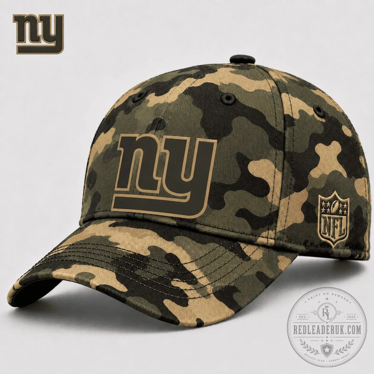 New York Giants NFL Camouflage Baseball Cap Hat for Game Day