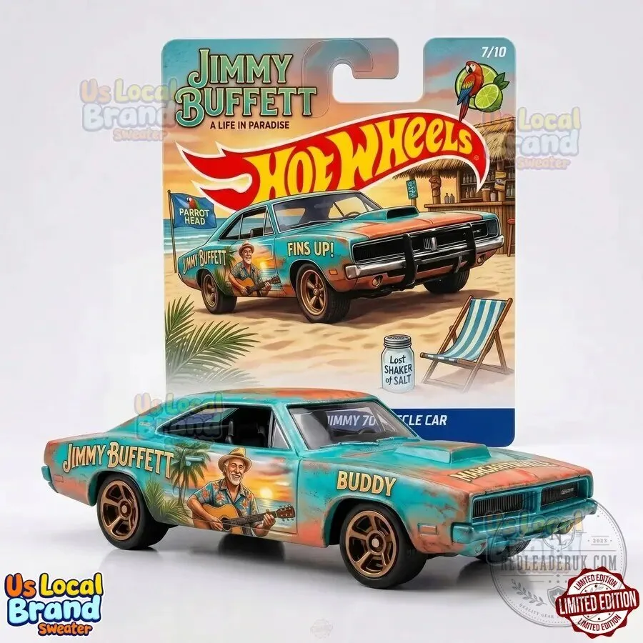 Jimmy Buffett Hot Wheels Muscle Car Collector Grade Diecast Vehicle 3 Jimmy Buffett Hot Wheels Muscle Car Collector Grade Diecast Vehicle