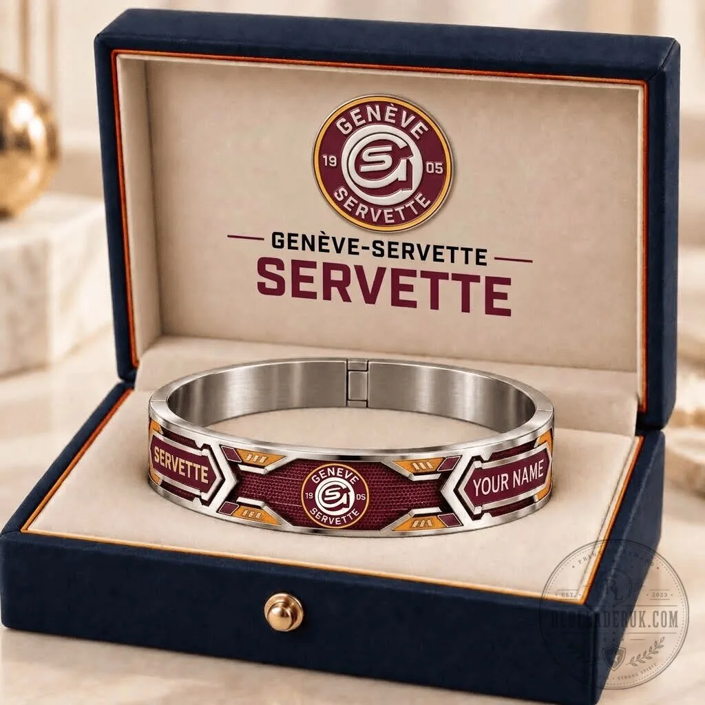 Genève Servette Hockey Club National League Personalized Bracelet