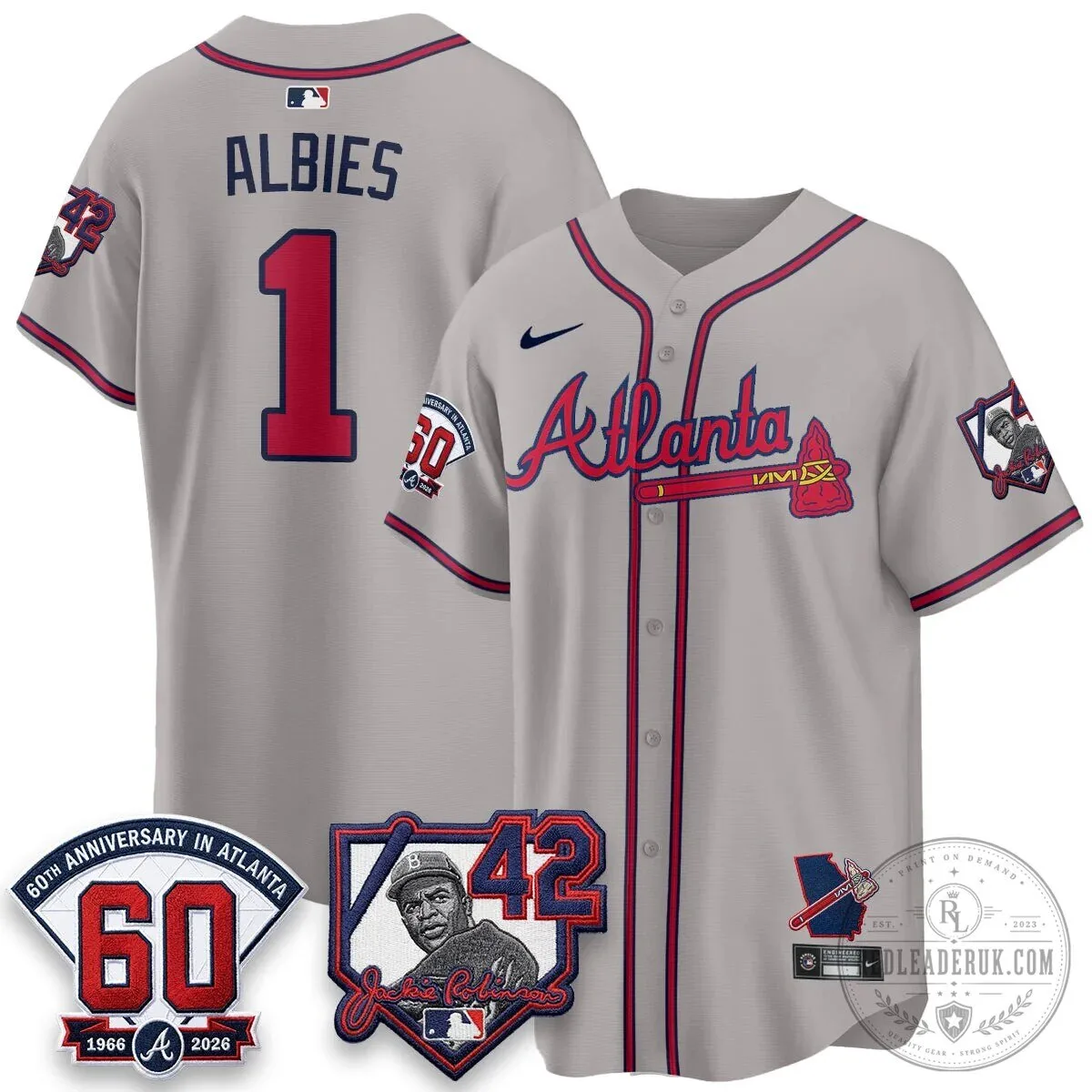 Atlanta Braves Ronald Acuña Jr. Jackie Robinson Day Baseball Jersey 65 Atlanta Braves Ronald Acuña Jr. Jackie Robinson Day Baseball Jersey