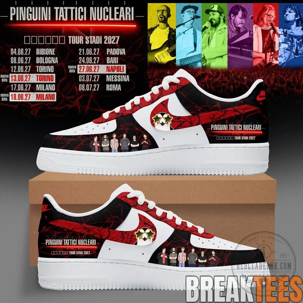 Custom Sneakers Shoes for Pinguini Tattici Nucleari Tour 2027