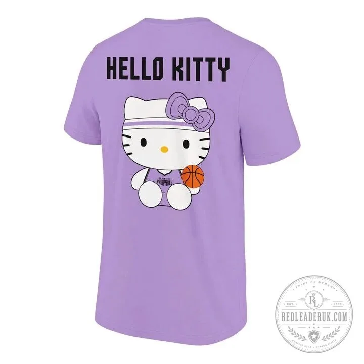 Hello Kitty Basketball T-Shirt for Fans of Golden State Valkyries 4 Hello Kitty Basketball T-Shirt for Fans of Golden State Valkyries