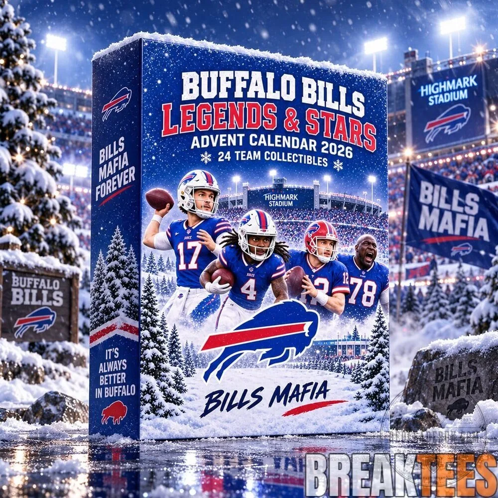 Buffalo Bills Legends and Stars 2026 Advent Calendar with 24 Team Collectibles 3 Buffalo Bills Legends and Stars 2026 Advent Calendar with 24 Team Collectibles