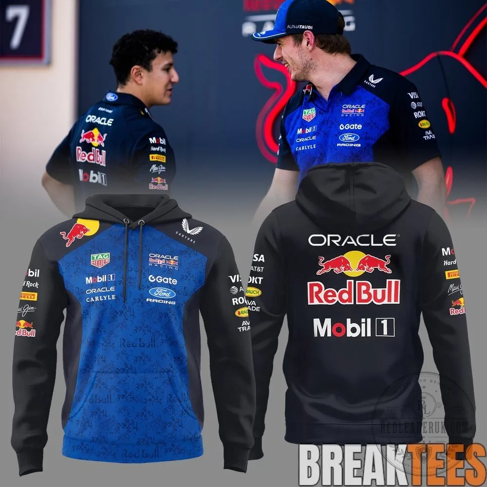 Red Bull Racing Formula 1 Team Oracle Mobil 1 Sponsor Logo Hoodie 1 Red Bull Racing Formula 1 Team Oracle Mobil 1 Sponsor Logo Hoodie