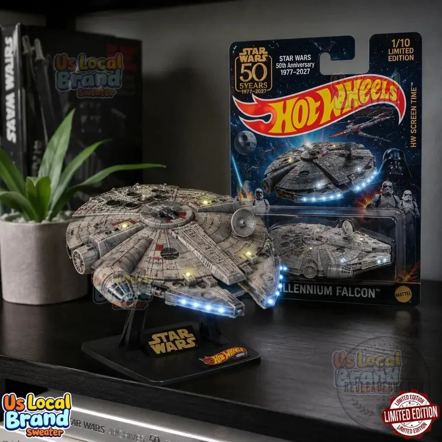Star Wars Millennium Falcon 50th Anniversary Hot Wheels Limited Edition Figurine