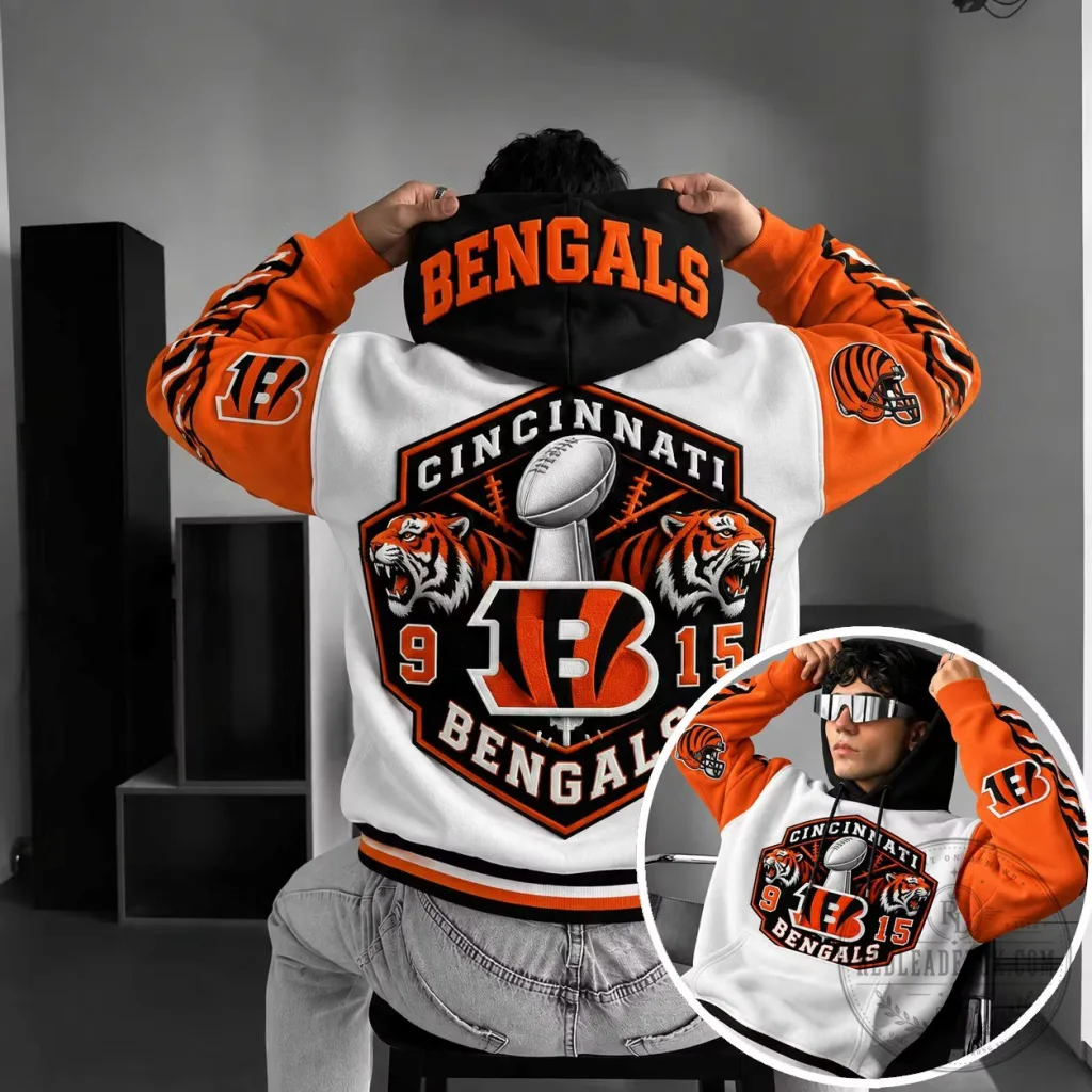 Cincinnati Bengals Super Bowl Champions Football Hoodie Cincinnati Bengals Super Bowl Champions Football Hoodie