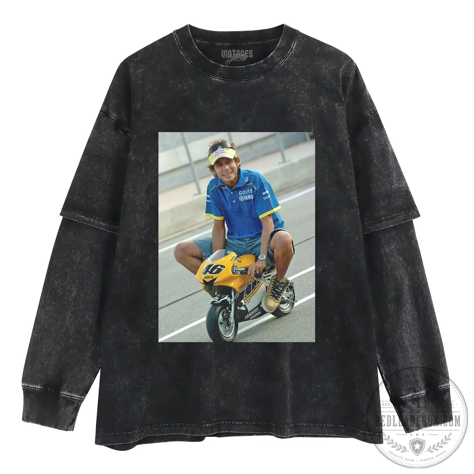 Valentino Rossi Motorcycle Racing Legend Black Graphic T-Shirt 13 Valentino Rossi Motorcycle Racing Legend Black Graphic T-Shirt