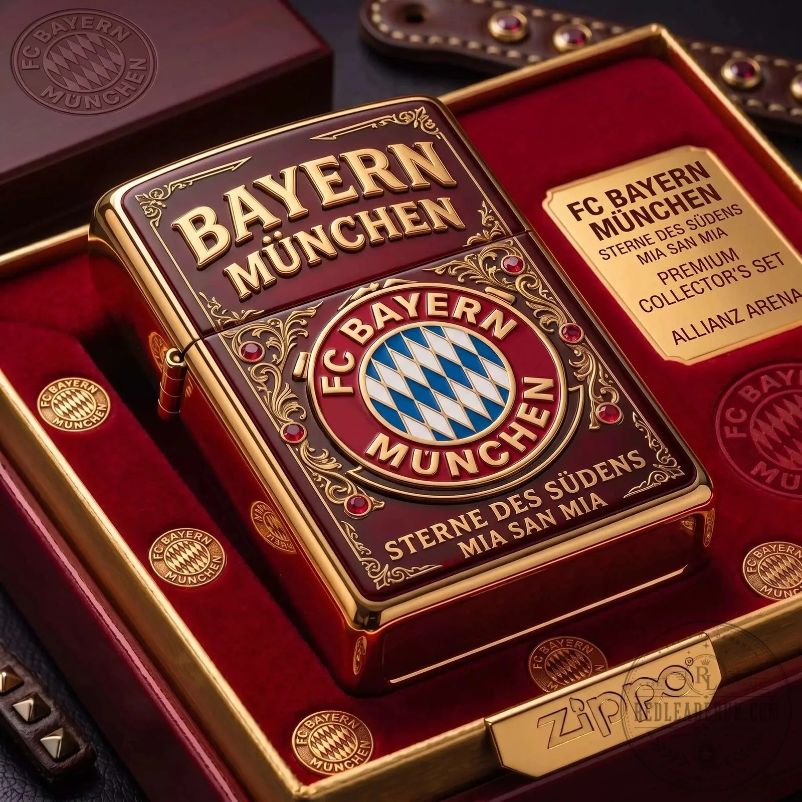 Bayern Munich Football Club Premium Collector's Set Zippo Lighter
