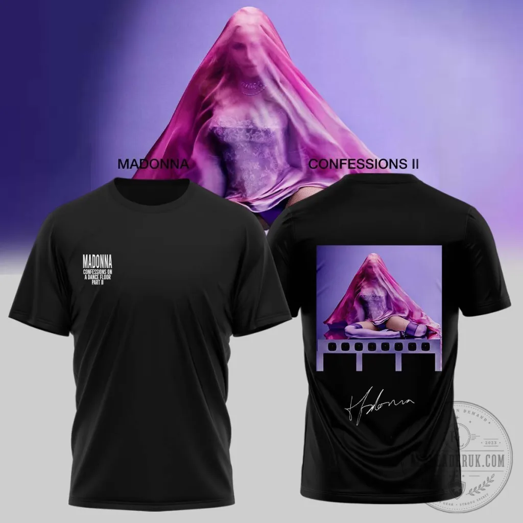 Limited Edition Signature T-shirt for Madonna's Confessions II Album Limited Edition Signature T-shirt for Madonna's Confessions II Album