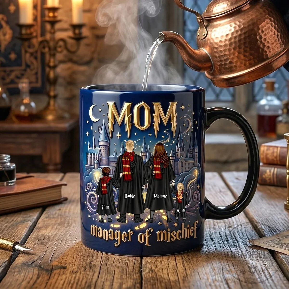 Harry Potter Family Personalized Heat Changing Coffee Mug