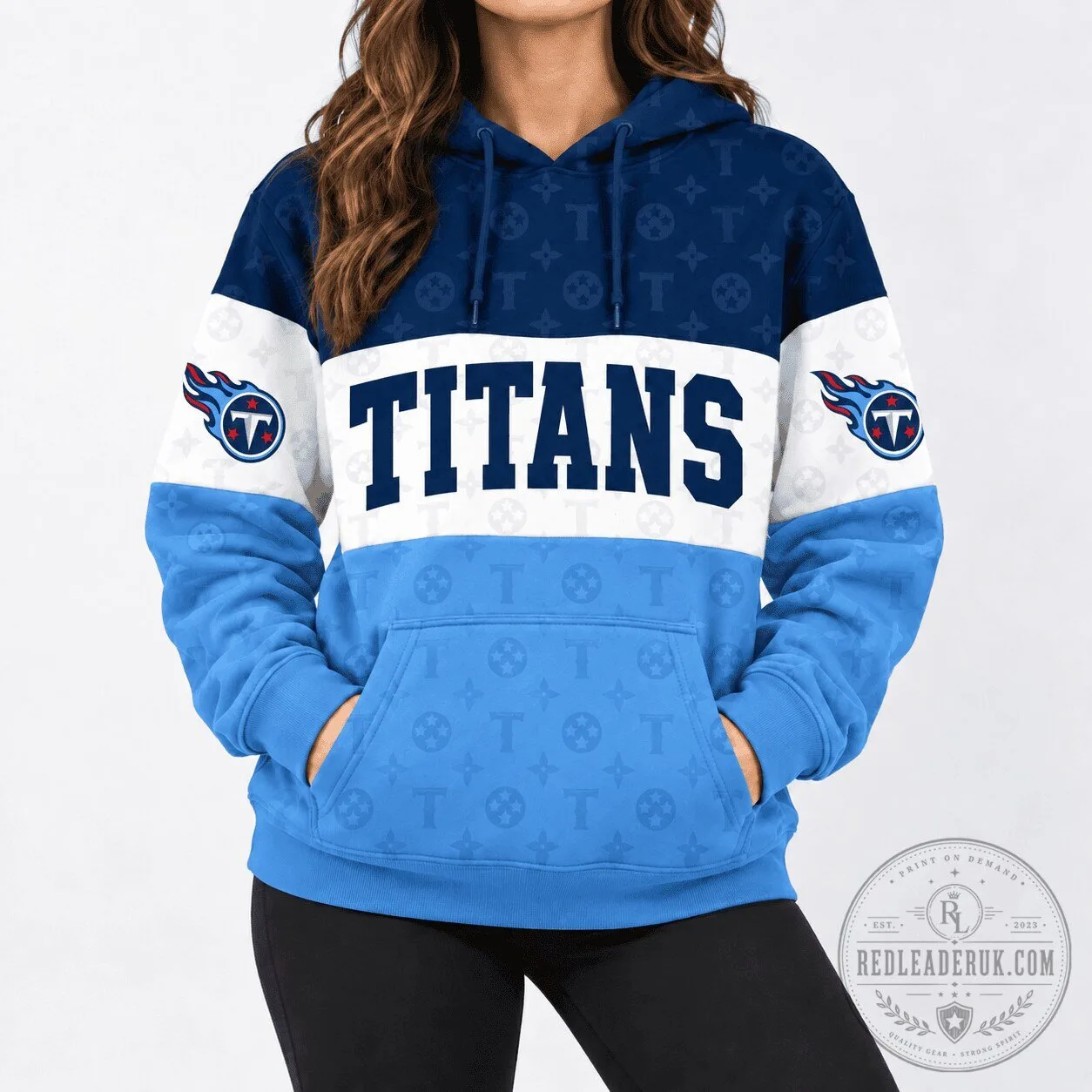 Tennessee Titans National Football League Monogrammed Varsity Hoodie