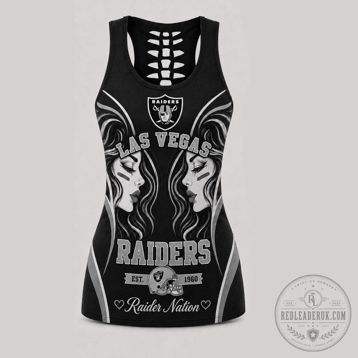 Las Vegas Raiders Women's Football Team Fan Hollow Back Tank Top
