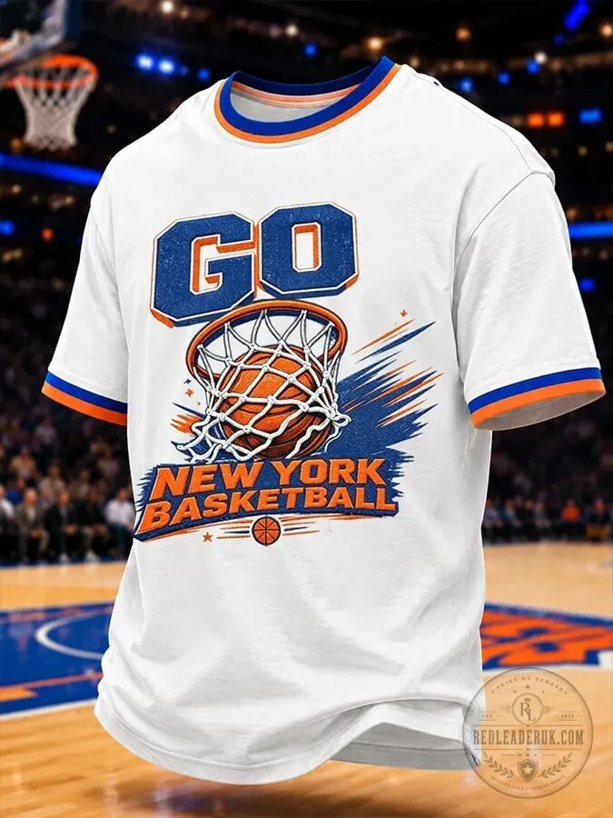 Go New York Basketball Fan T-Shirt 1 Go New York Basketball Fan T-Shirt