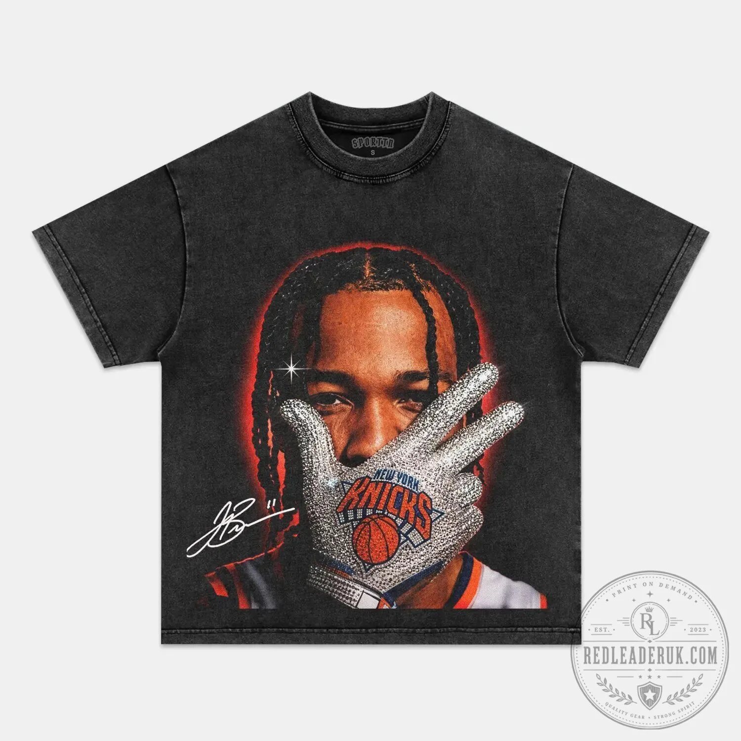Jalen Brunson New York Knicks Basketball Player Vintage T-Shirt
