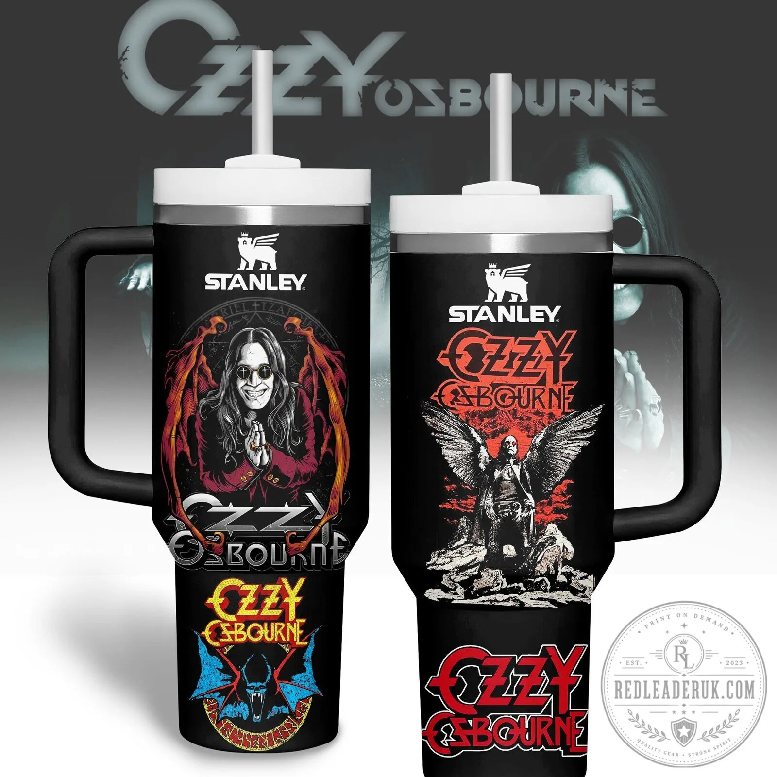 Ozzy Osbourne Heavy Metal Music Band Stainless Steel Insulated Tumbler
