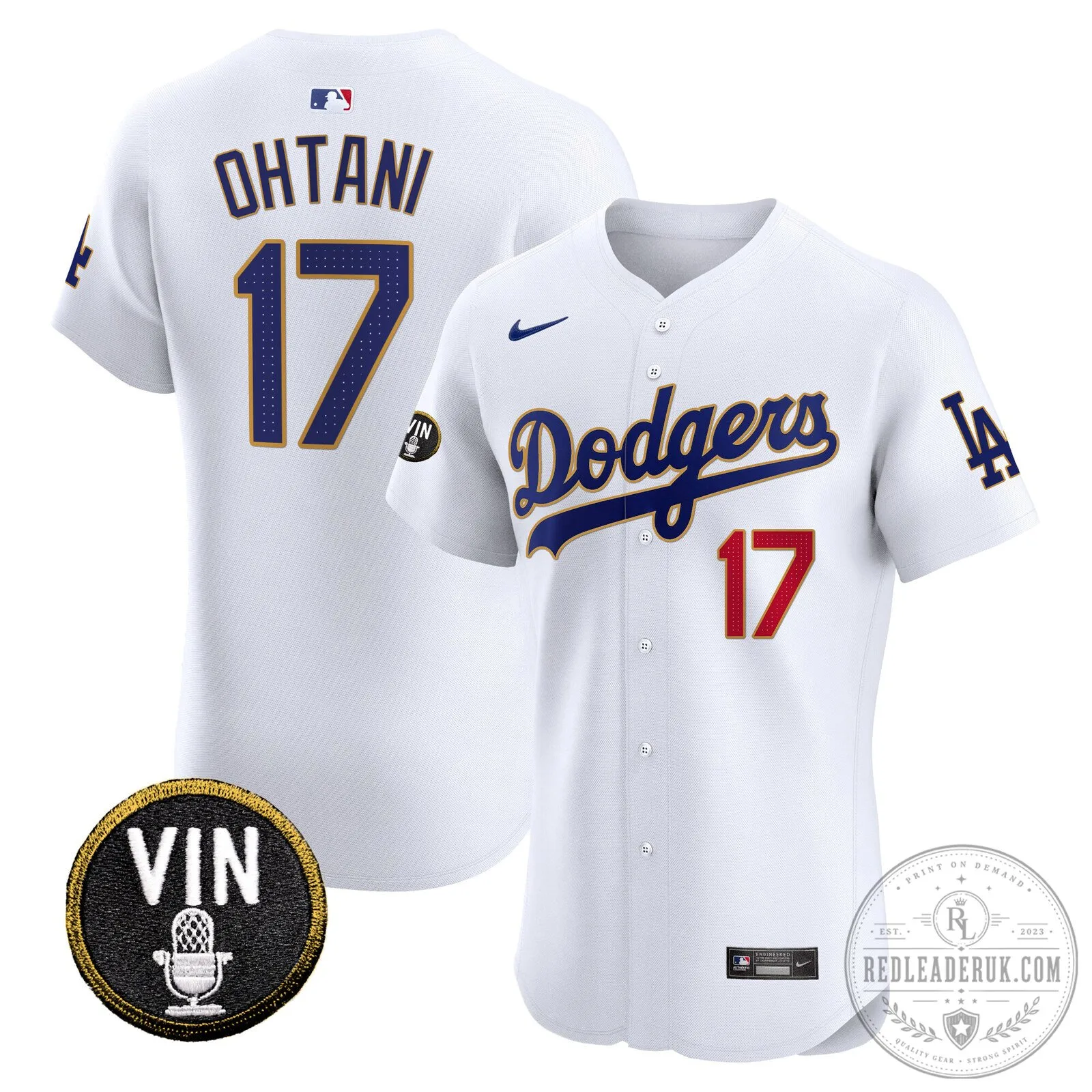 Los Angeles Dodgers Shohei Ohtani White Baseball Jersey
