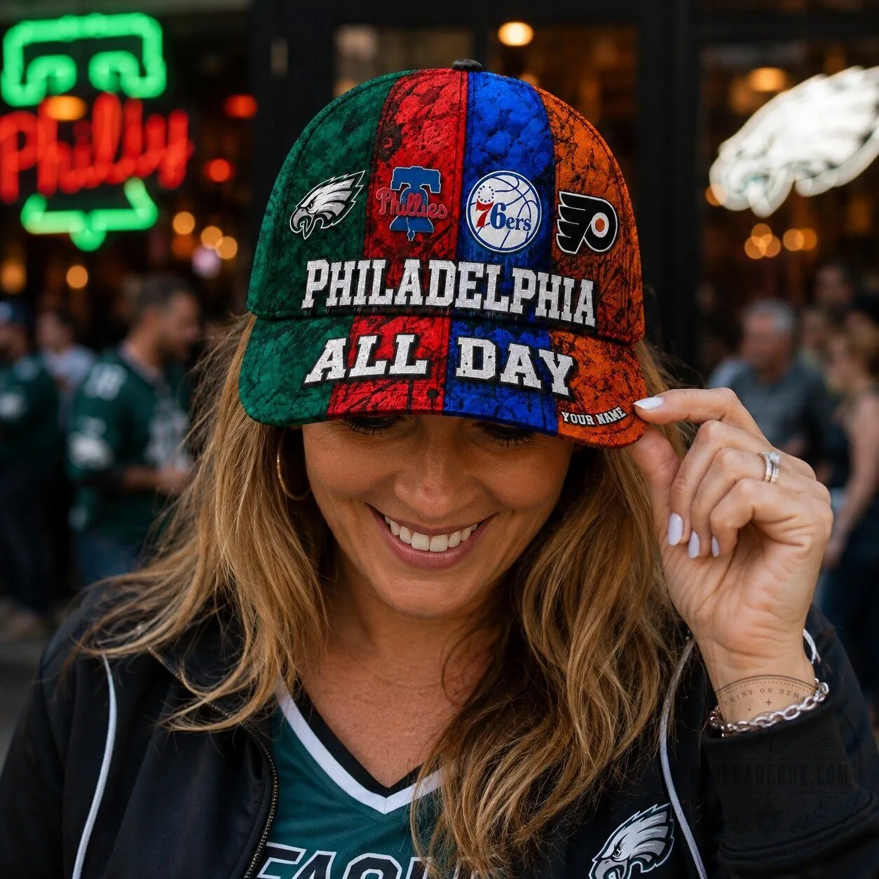 Philadelphia Sports Teams All Day Personalized Baseball Cap Hat 18 Philadelphia Sports Teams All Day Personalized Baseball Cap Hat