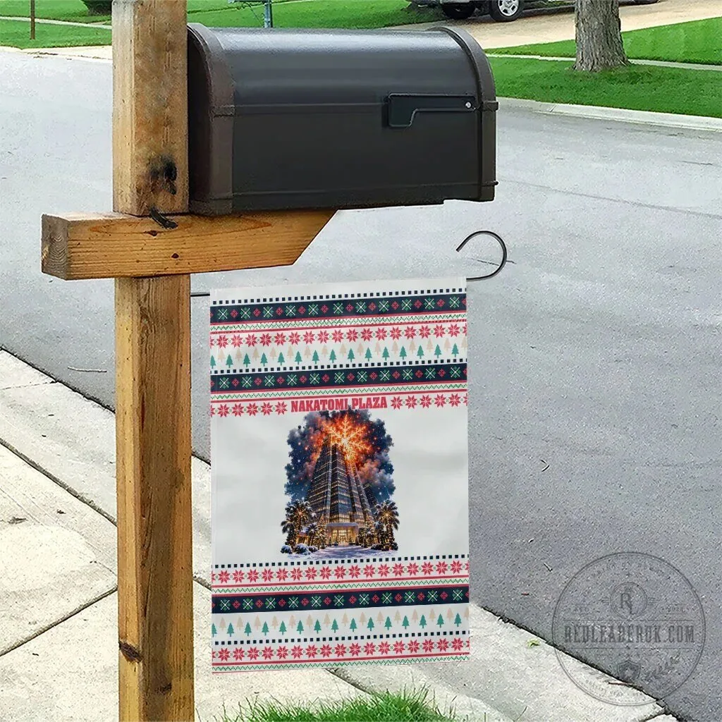Nakatomi Plaza Christmas Explosion Holiday Garden Flag 9 Nakatomi Plaza Christmas Explosion Holiday Garden Flag