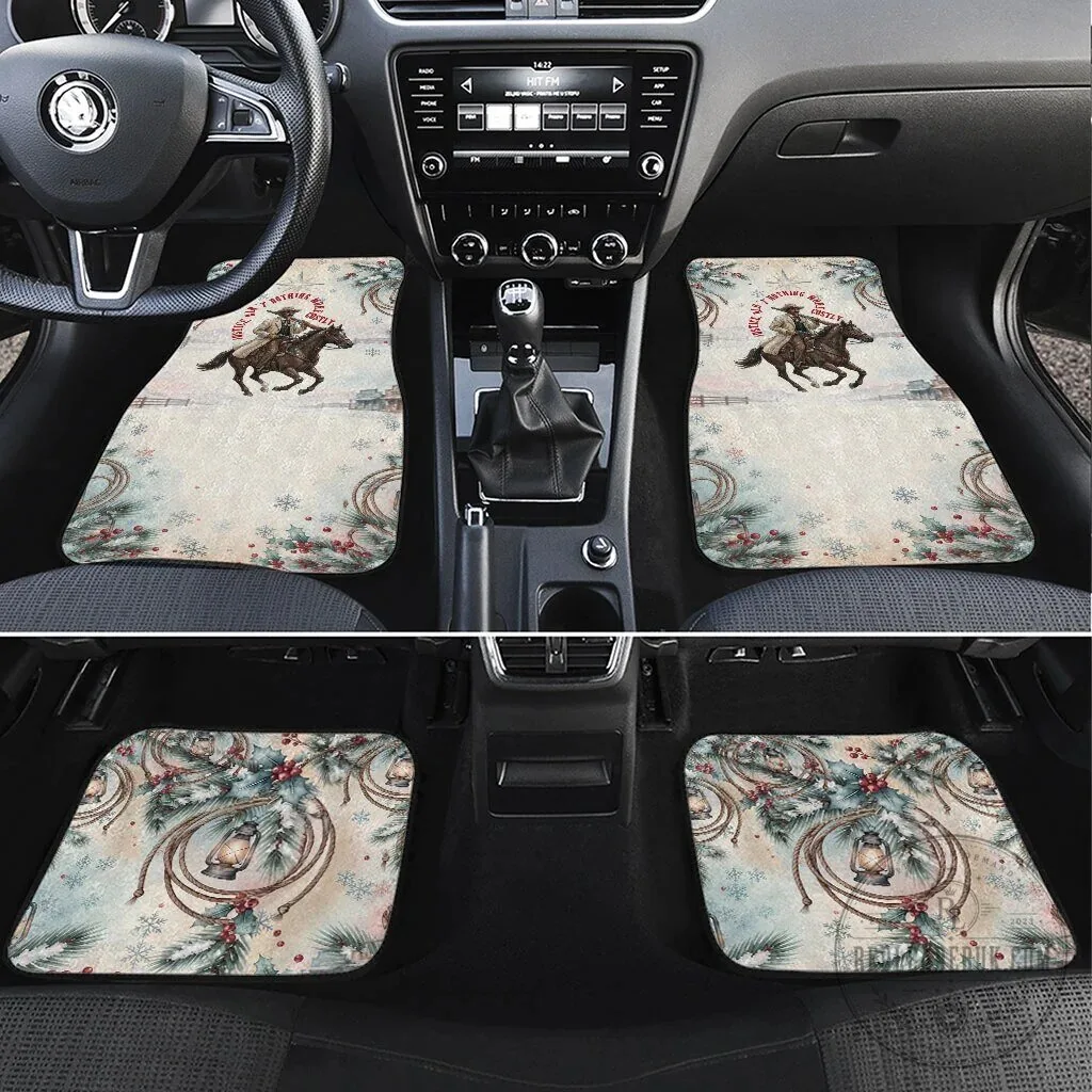 Bass Reeves Christmas Car Mats Old West Deputy Lawman Pine Branch Winter Holiday 6 Bass Reeves Christmas Car Mats Old West Deputy Lawman Pine Branch Winter Holiday