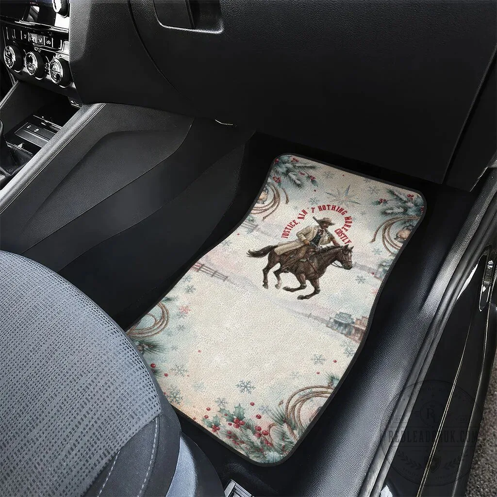 Bass Reeves Christmas Car Mats Old West Deputy Lawman Pine Branch Winter Holiday 10 Bass Reeves Christmas Car Mats Old West Deputy Lawman Pine Branch Winter Holiday