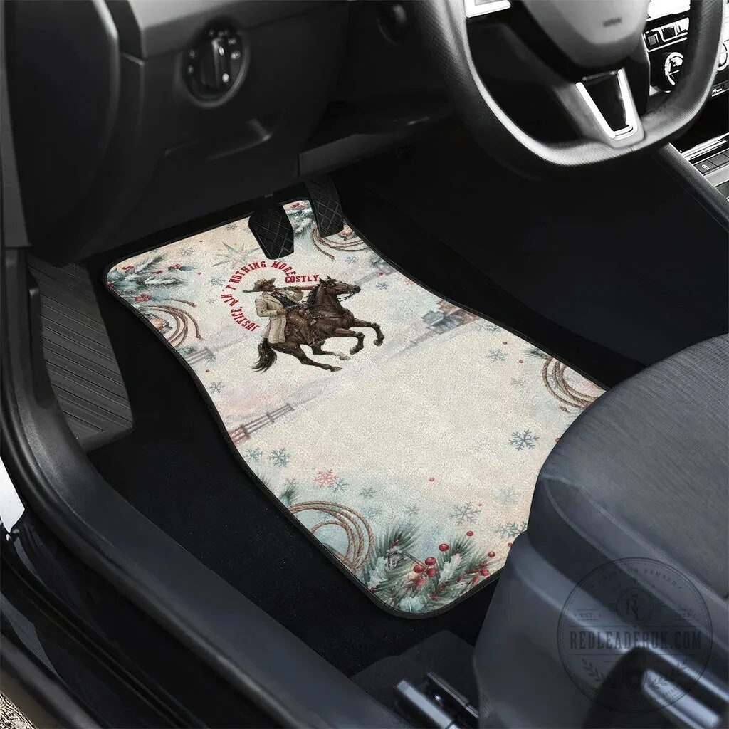 Bass Reeves Christmas Car Mats Old West Deputy Lawman Pine Branch Winter Holiday 11 Bass Reeves Christmas Car Mats Old West Deputy Lawman Pine Branch Winter Holiday